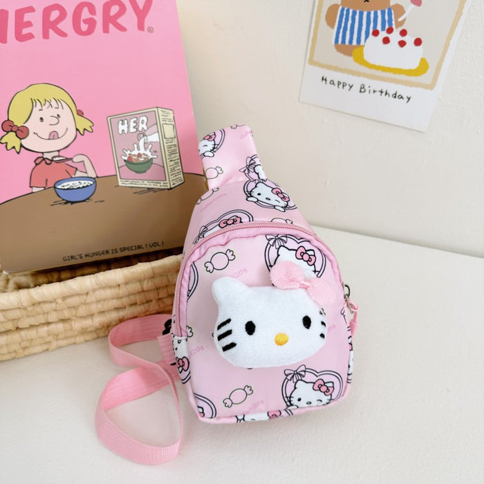 Wholesale Nylon Autumn and Winter New Cartoon Cute Children's Bag Coin Purse JDC-SD-YuanDuo082