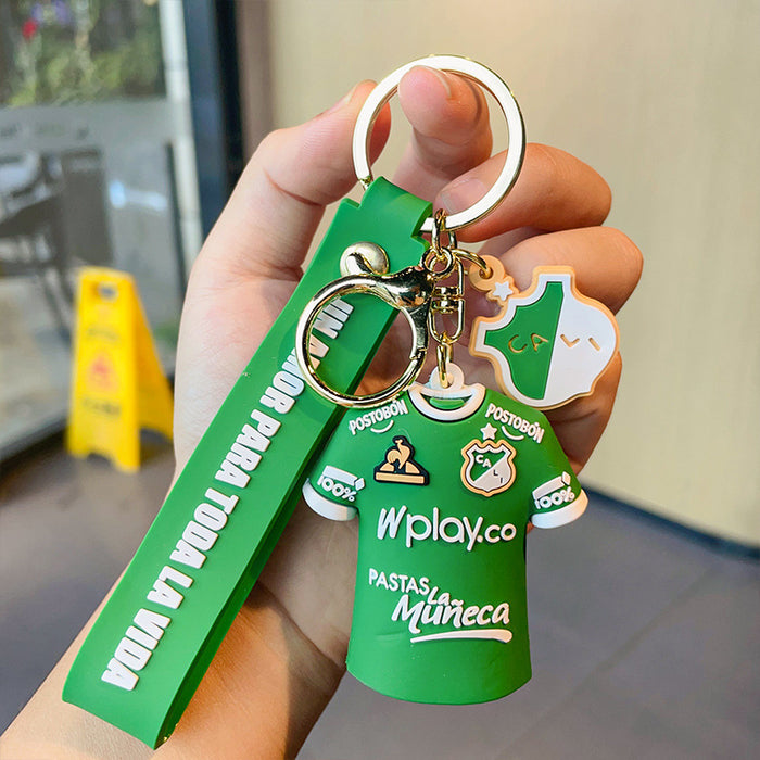 Wholesale Sports Basketball Jersey PVC Keychain JDC-KC-ShiX004
