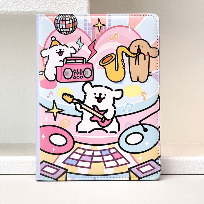 Wholesale Cute Line Puppy A5 Faux Leather Notebook Full Color Pages Journal