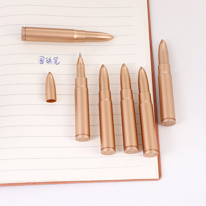 Wholesale Cartoon Metal Signature Pen Blue Ballpoint Pen Oil Pen