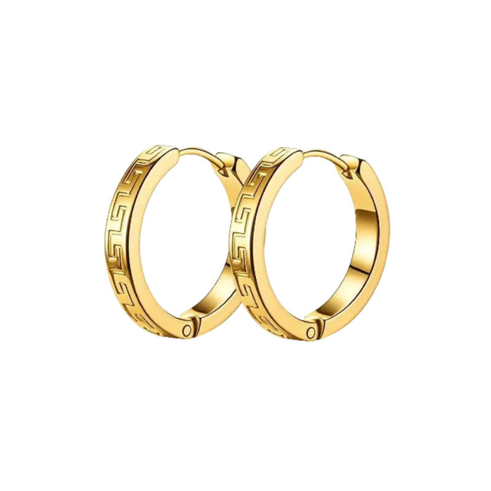 Wholesale Geometric Titanium Steel Earrings