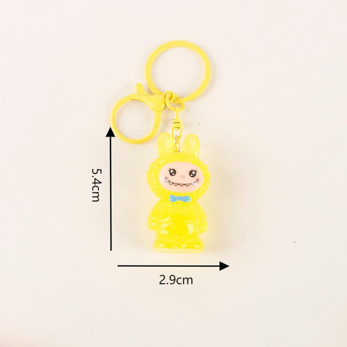 Wholesale Creative Cartoon Keychain Pendant Resin Luminous Doll Accessories Small Gifts Wholesale