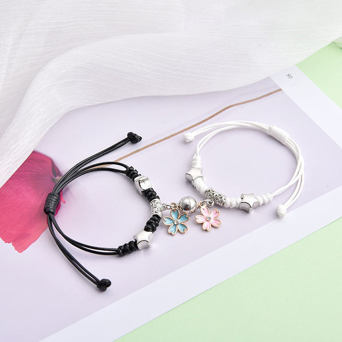 Wholesale Magnet Bracelet Cute Braided Bracelet