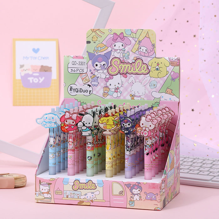 Wholesale Acrylic patch automatic pencil, metal pen clip, activity pencil, elementary school stationery