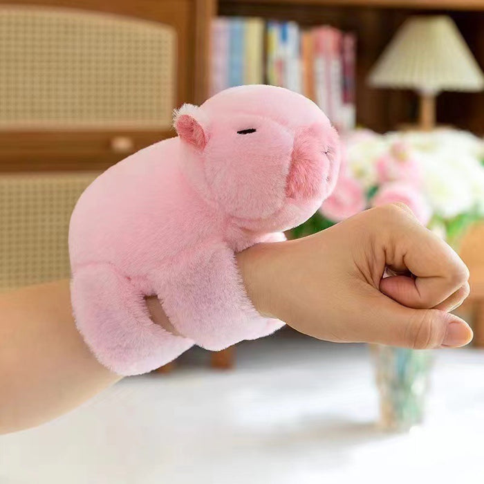 Wholesale Capybara Pa Pa Ring Bracelet Capybara Doll Plush Toy Creative Doll Funny Grab Machine Doll