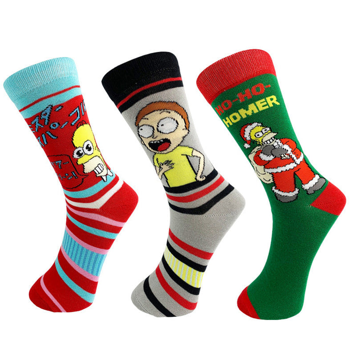 Wholesale Cotton Cartoon Tube Socks JDC-SK-YiYan009