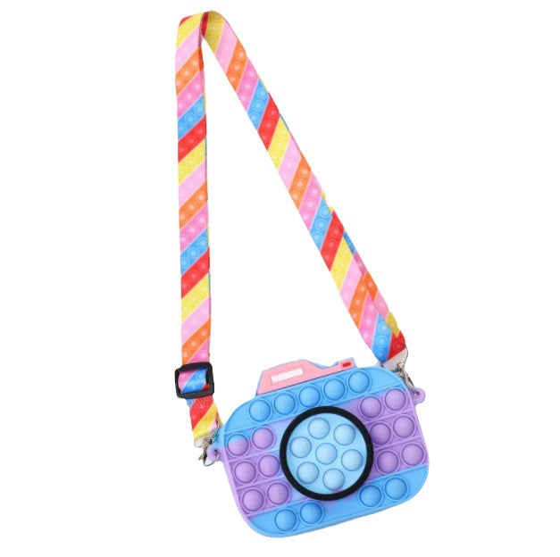 Wholesale Camera Rodent-killing Coin Purse Children's Silicone Bag Shoulder Crossbody Educational Children's Bag