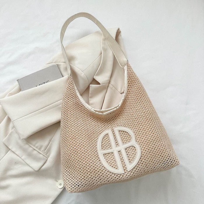 Wholesale Simple and stylish one shoulder new style fashionable large capacity tote bag retro casual commuting bag