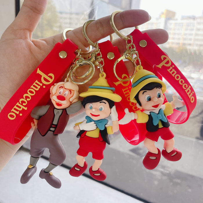 Wholesale Cartoon Doll Silicone Keychain JDC-KC-JuShu045