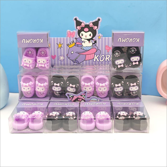 Wholesale Cute Slipper Eraser 2-Pack Fun Creative Mini Pencil Eraser for Students Casual Stationery