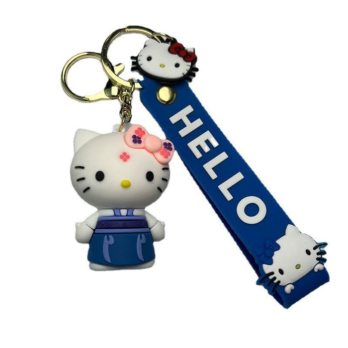 Wholesale Creative Silicone Doll PVC Keychain (F) JDC-KC-XingS010