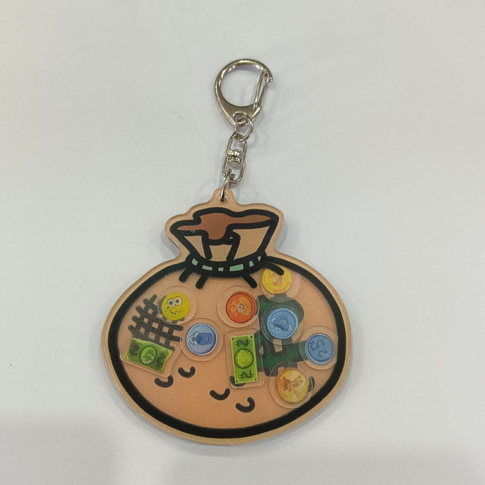 Wholesale Keychain Acrylic Decorative Bag Charm Small Accessories cartoon Keychain