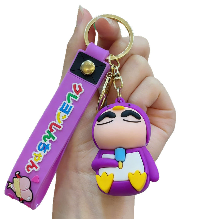 Wholesale Silicone Keychain Cartoon Car Key Accessory Boutique Gift for Fans
