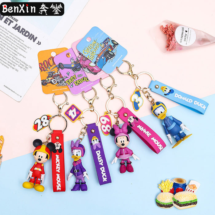 Wholesale Creative Cartoon 3D Doll Silicone Keychain JDC-KC-BenX006