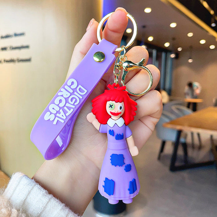 Wholesale Cartoon Doll PVC Keychain JDC-KC-YuanD002