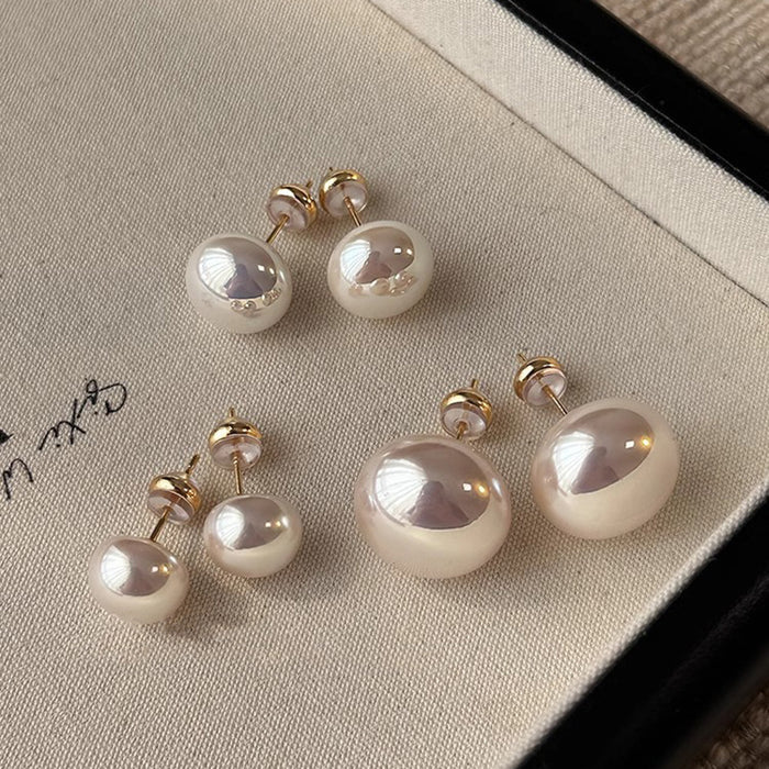 Wholesale Pearl earrings, pure silver needles, niche, high-end, versatile new earrings