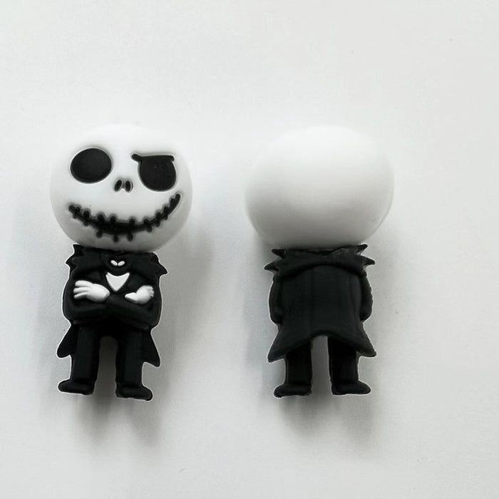 Wholesale 100PCS Halloween Silicone Cartoon 3D Focal Beads JDC-BDS-Nais287