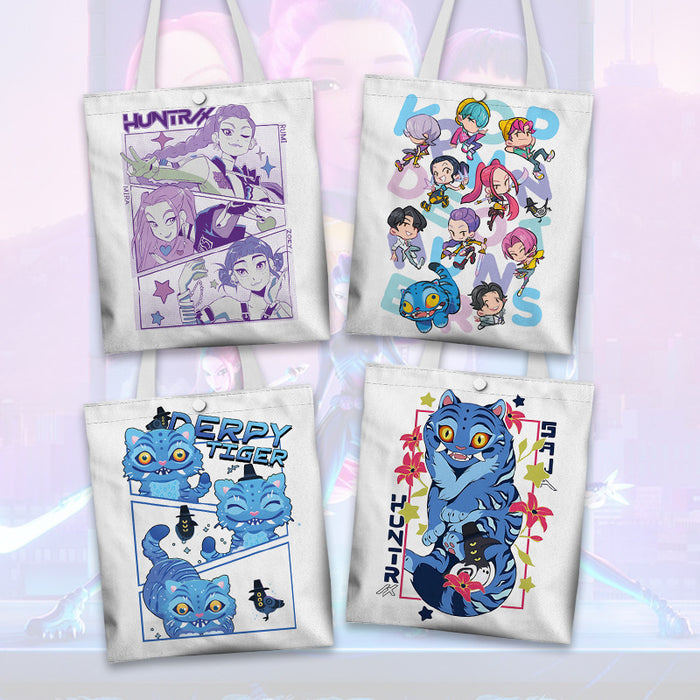 Wholesale KPOP anime merchandise canvas shoulder bag