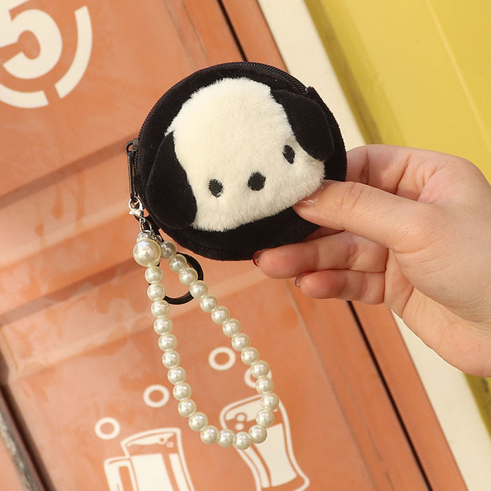 Wholesale Trendy Plush Panda Coin Purse Key Card Holder Storage Bag