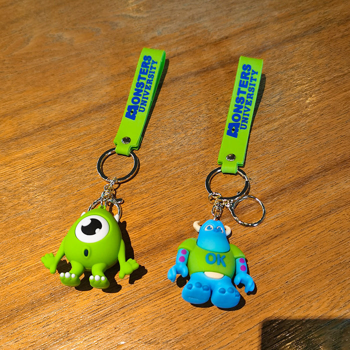 Wholesale Rubber Cartoon Doll Keychain JDC-KC-Tingm175