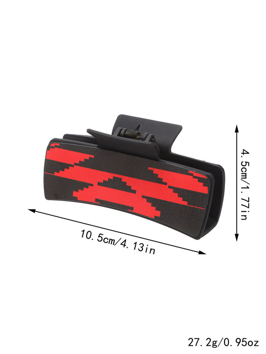 Wholesale West Denim Style Leather Hairpin Cactus Clamp Women Shark Clip