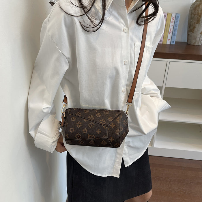 Wholesale PU Urban Simplicity Phone Bag Crossbody Shoulder Bag Black Coffee Everyday Phone Accessory