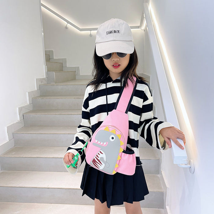 Wholesale Children's bag, outdoor casual crossbody bag, cartoon crossbody bag
