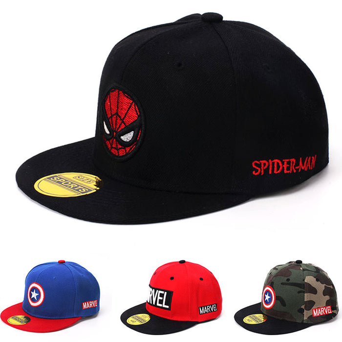 Wholesale Royal Blue Kids Baseball Cap Unisex Adjustable Wide Brim Cartoon Hat Chic Summer Hip Hop Everyday Style