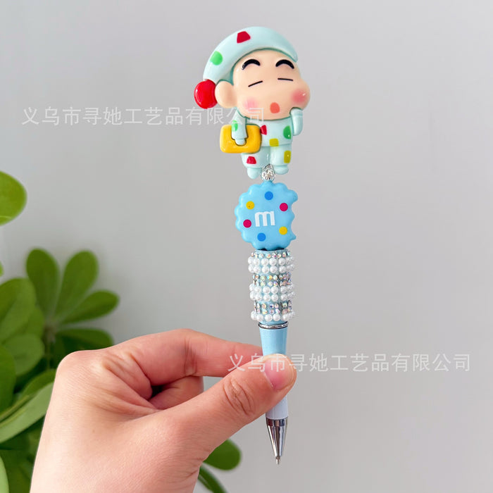 Wholesale Beaded Cartoon Rotating Ballpoint Pen