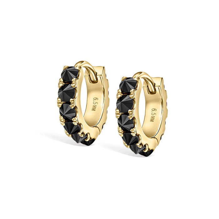 Wholesale Earrings with pure silver moissanite, light luxury and high-end accessories, simple and versatile accessories