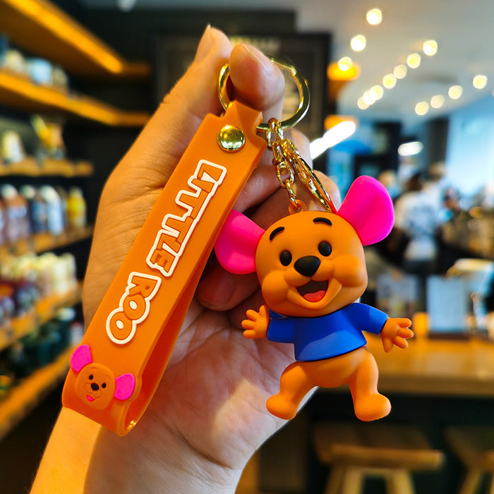 Wholesale Cartoon Silicone Doll Keychain JDC-KC-QiChao013