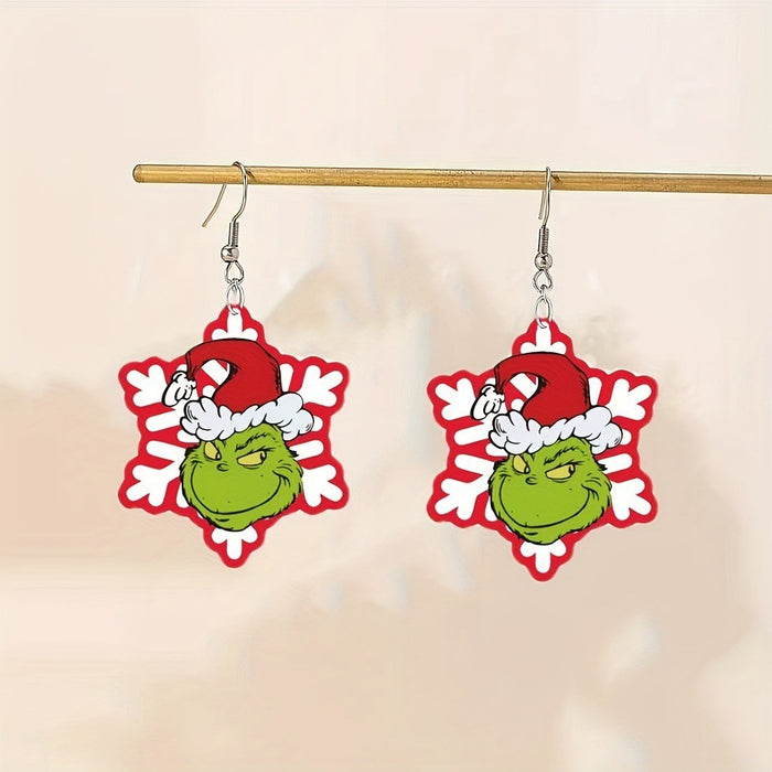 Wholesale Christmas Acrylic Creative Earrings