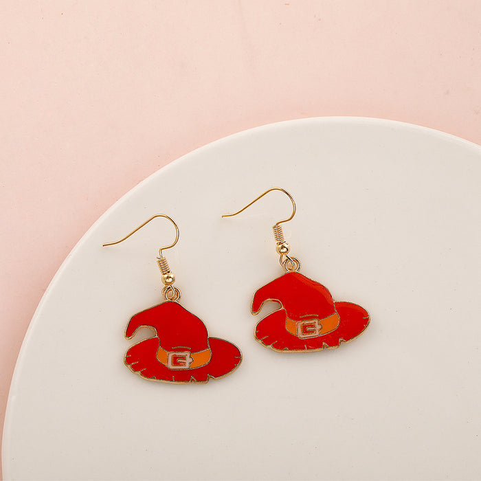 Wholesale   Earrings Temu Popular Devil Pumpkin Bat Holiday Earrings