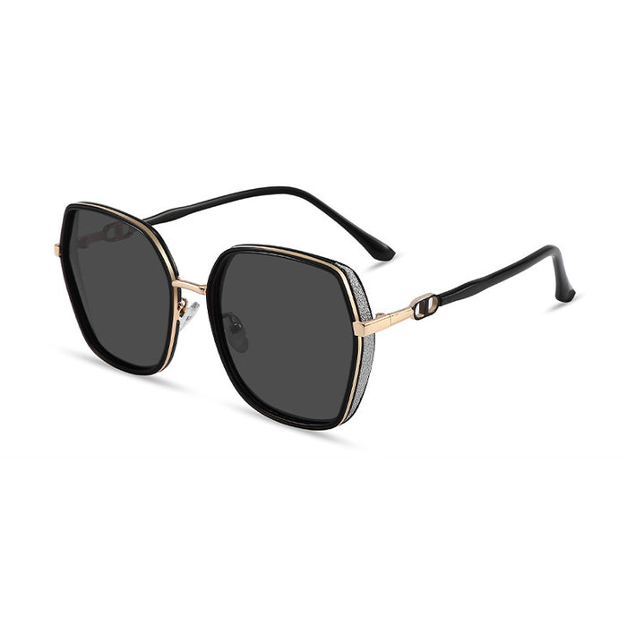 Wholesale Large Frame Women's Polarized PC Sunglasses JDC-SG-Bofeng009