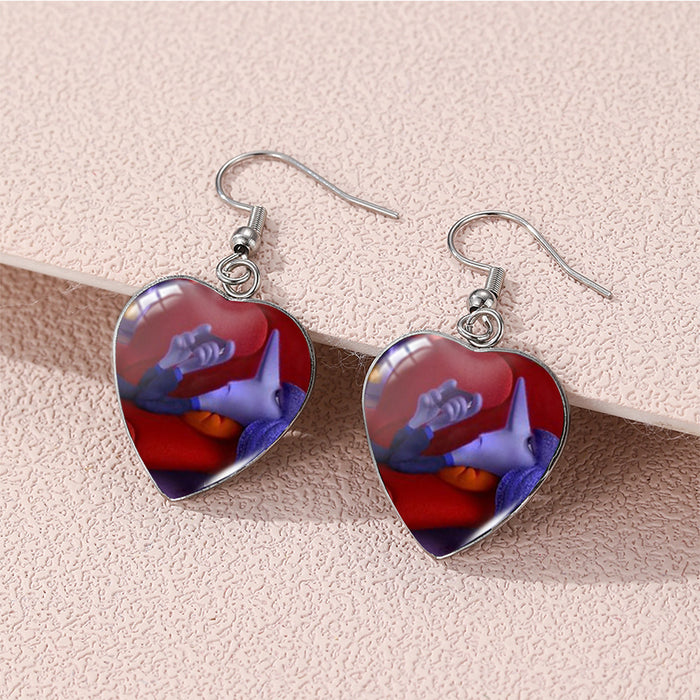 Wholesale Stainless Steel Heart Earrings JDC-ES-KaLu007