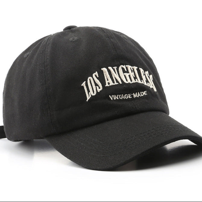 Wholesale Washed Cotton Soft Top Embroidered Men's and Women's Baseball Caps Outdoor American Denim Vintage Hats