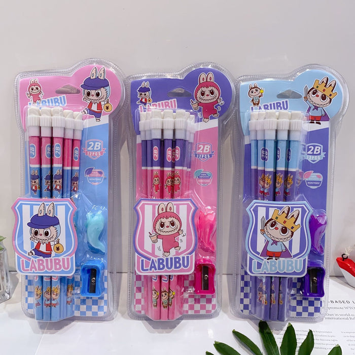 Wholesale K-POP Cute Anime Elementary School Student Pencil Set