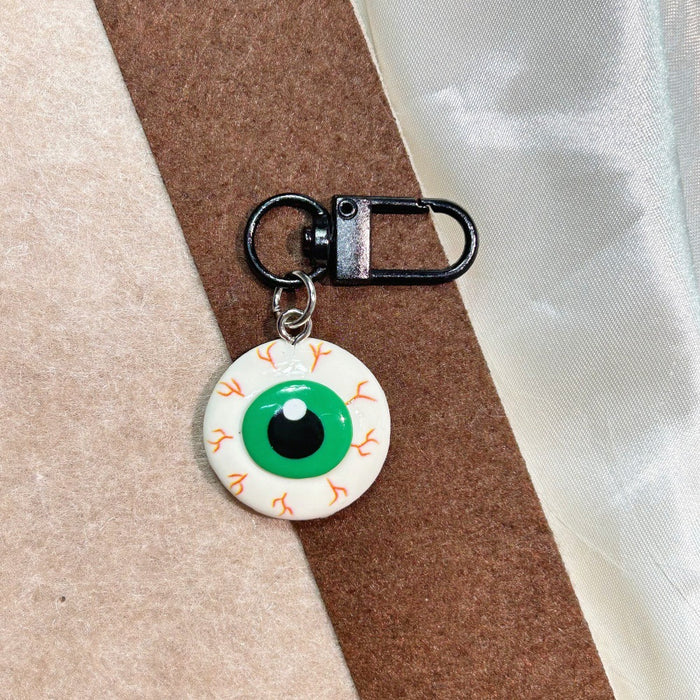 Wholesale  Keychain Resin  Eyes Pumpkin Ghost Bat Pendant MOQ≥2