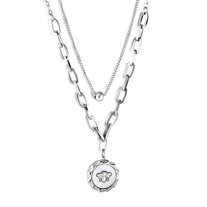 Wholesale sweater chain stainless steel necklace