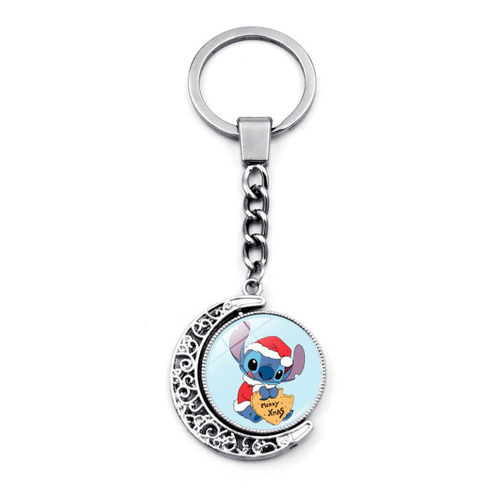 Wholesale Cartoon Alloy Rotating Keychain JDC-KC-HengX027