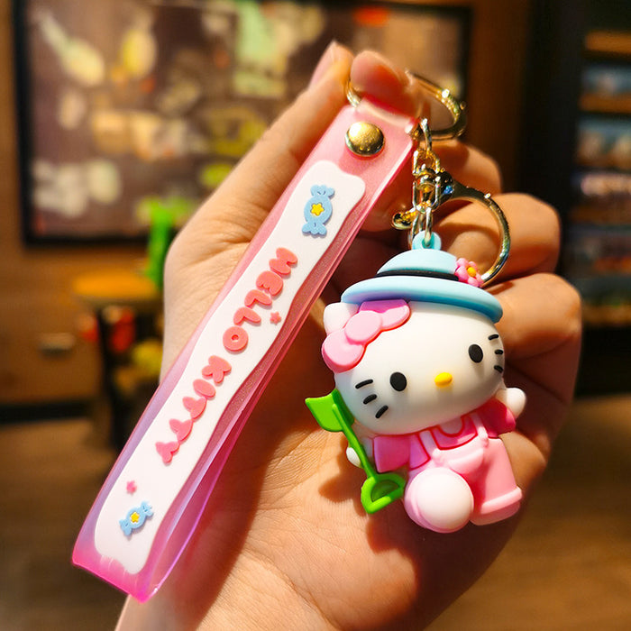 Wholesale Cartoon Doll Silicone Keychain JDC-KC-Tingm221