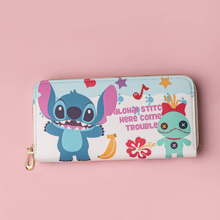 Wholesale Cute Cartoon PU Long Wallet with Zipper