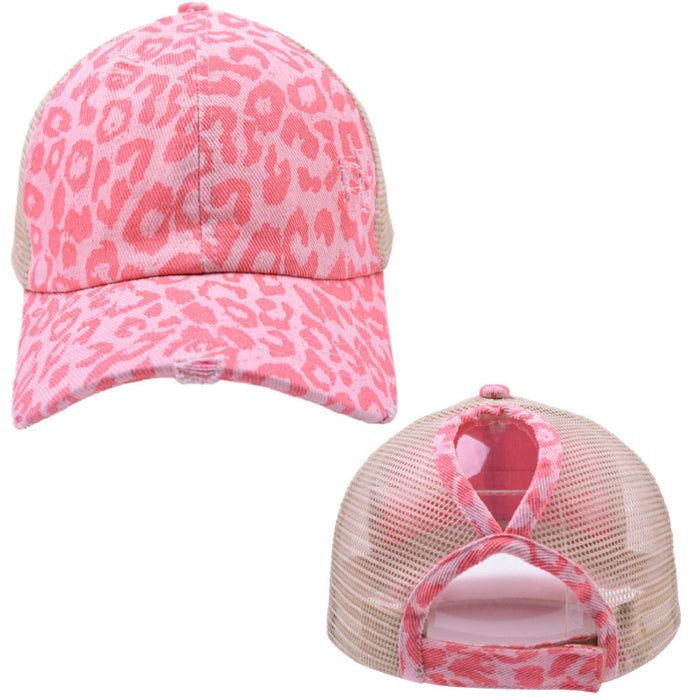 Wholesale cotton leopard Baseball Cap JDC-HT-WenR005