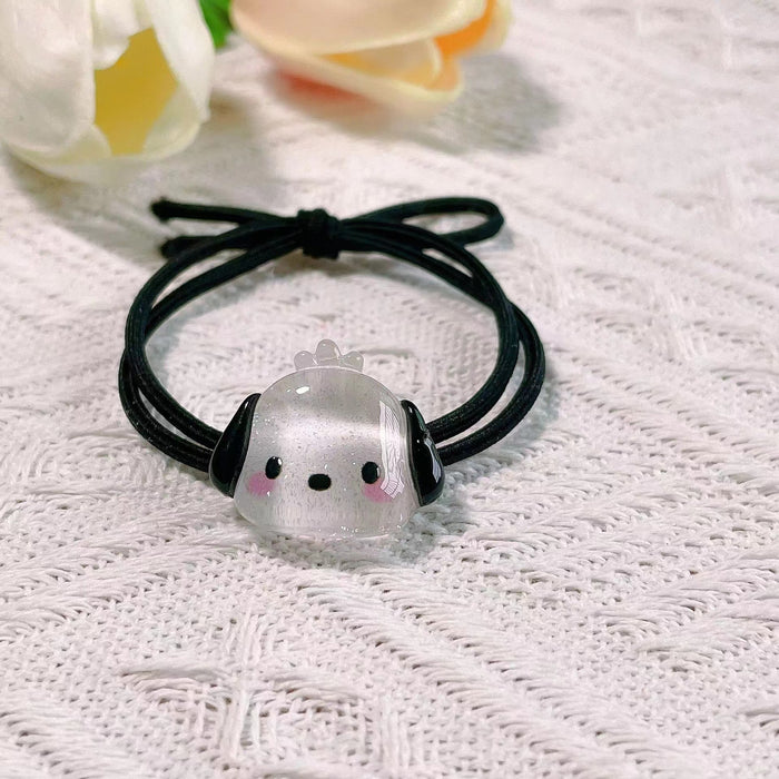 Wholesale Cartoon Cute High Elastic Fabric Hair Tie JDC-HS-Weiye008