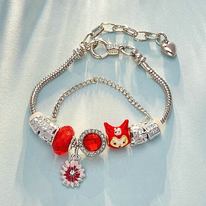 Wholesale Cartoon Beaded Alloy Bracelet JDC-BT-RanYan003