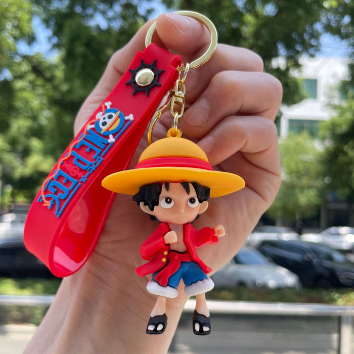 Wholesale 2pcs Cartoon Figure Keychain Backpack Pendant