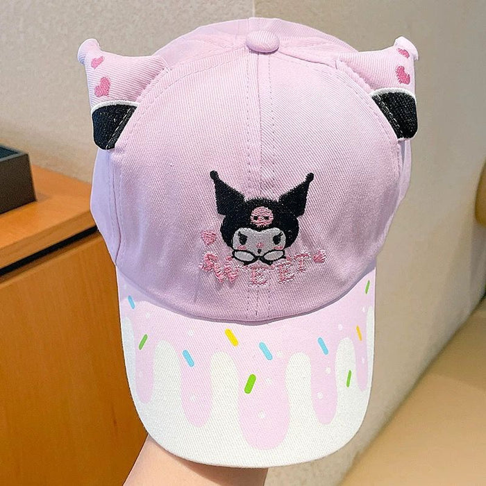 Wholesale Children's Hat Cartoon Duck Tongue Hat Western Cute Baseball Hat Sunscreen