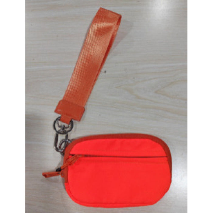 Wholesale Waterproof Nylon Small Purse with Wrist Multi-function Card Holder Keychain Women Coin Coin Purse