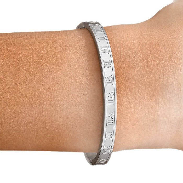 Wholesale Trendy Titanium Steel Full Rhinestone Starry Sky Bracelet Fashion Jewelry Accessory