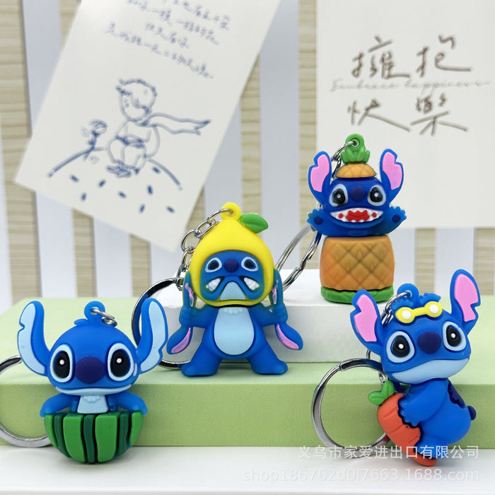 Wholesale Fruit Cartoon PVC Doll Keychain (F) JDC-KC-JiaA006